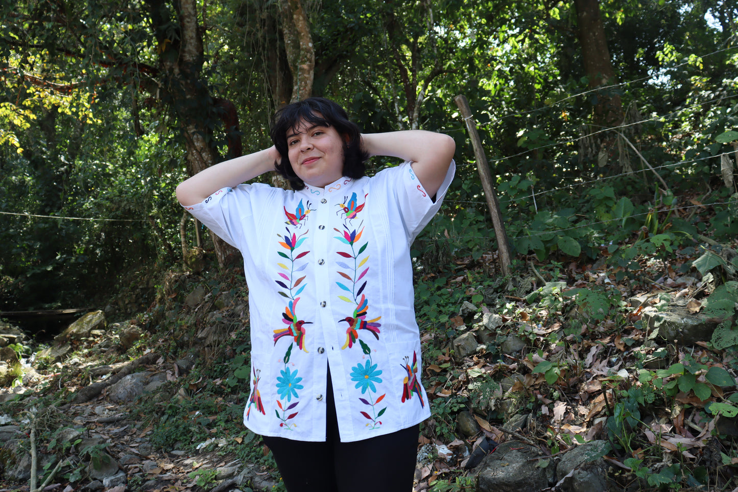 Camisa en color blanco de Juana