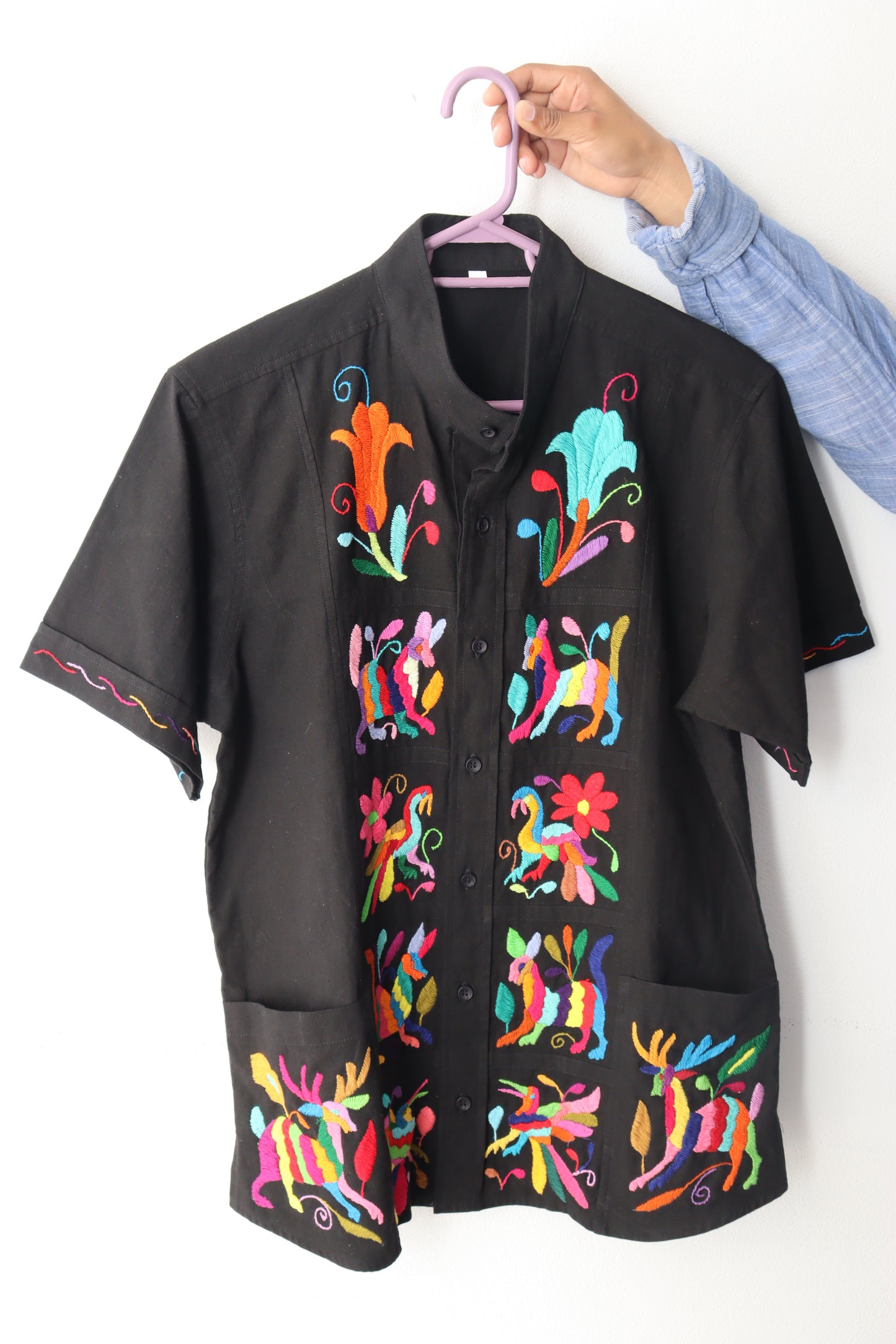 Camisa en color negro de Maria
