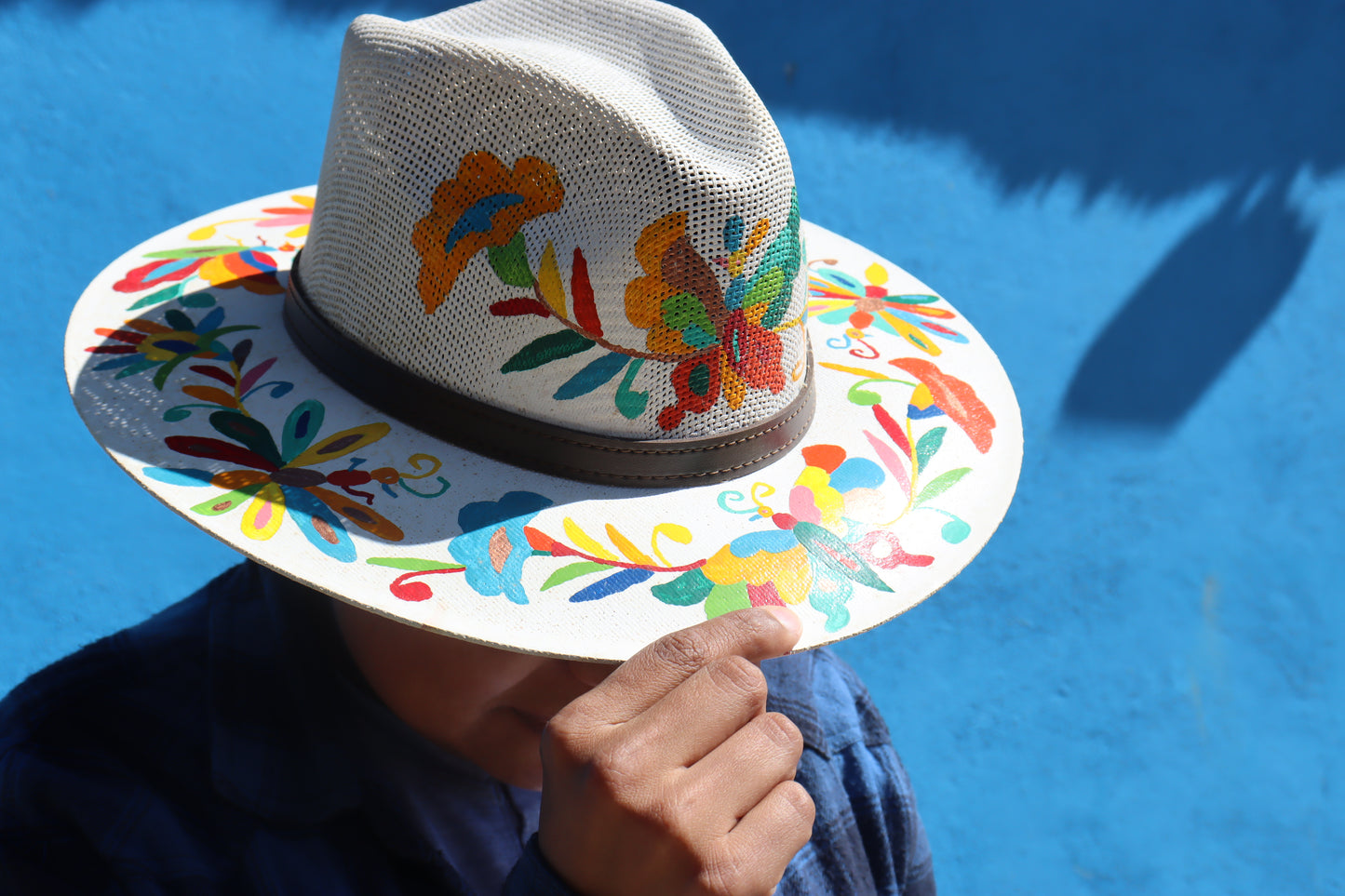 Fedora en color blanco de Ofelia