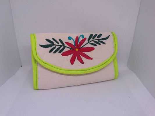 Cartera con flor de Reina