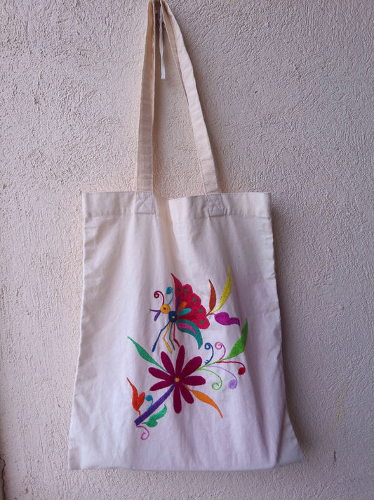 Tote bag with butterfly by Maria