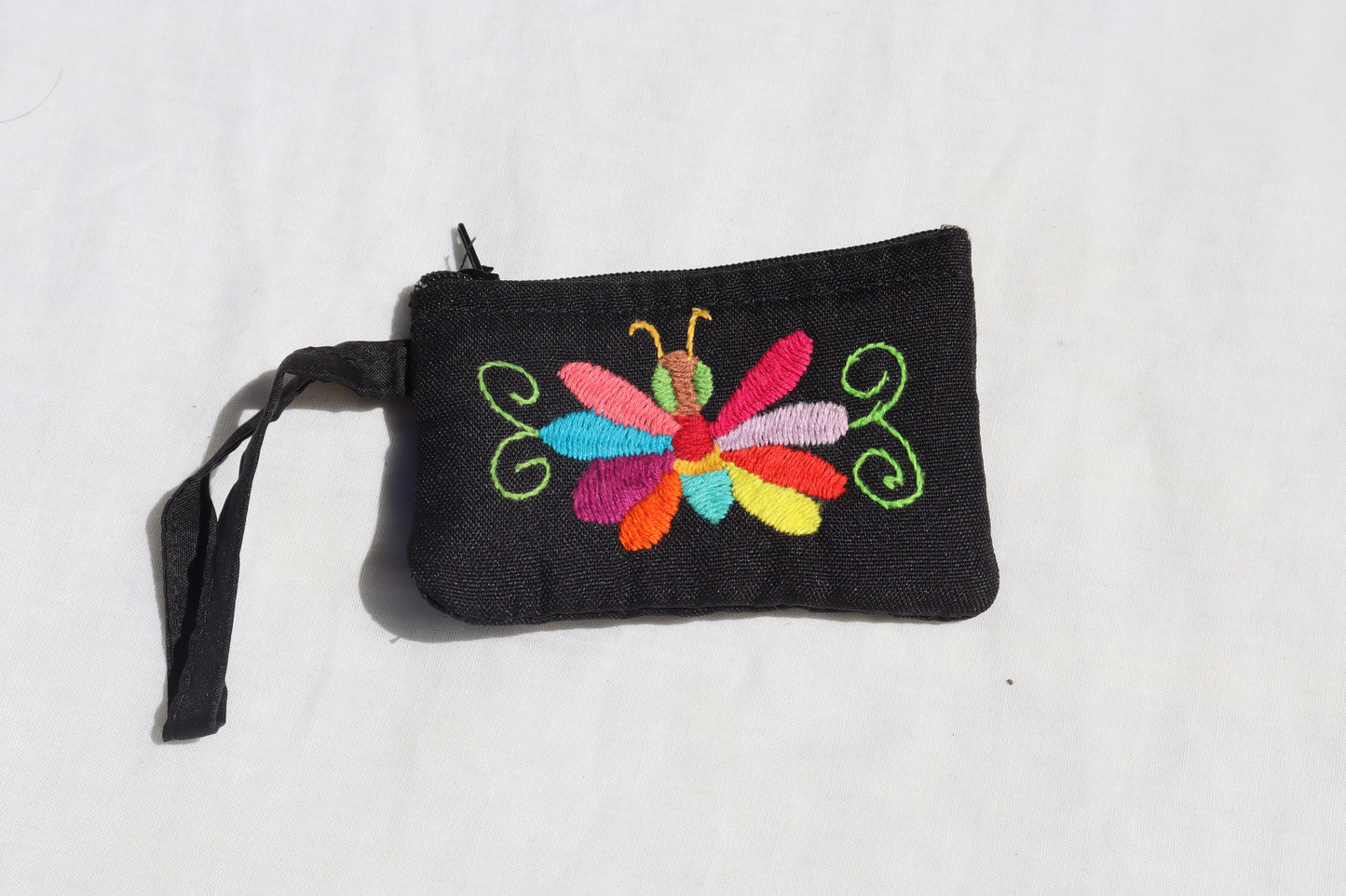 Coin purse in black by Silvia