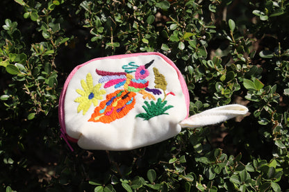 Coin purse with birds by Elizabeth