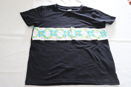 Top with blue flowers by Salma