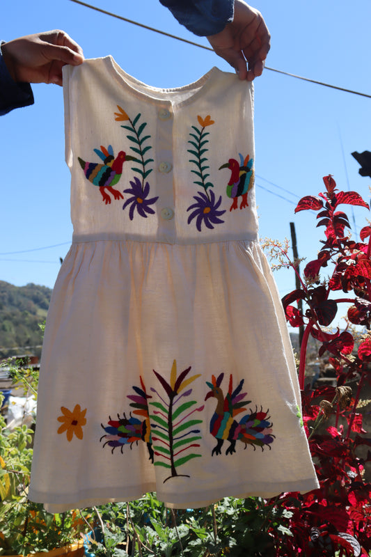 Vestido en blanco de Ofelia 